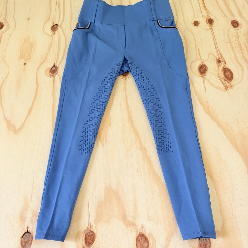 Horze Breeches High Waist Equestrian Riding Pants Blue Size USA 32